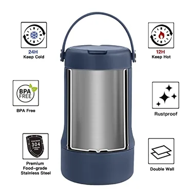 68 oz thermal carafe with a 20 oz soup container, view 5
