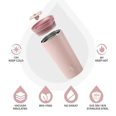 17 oz travel tumbler, view 3