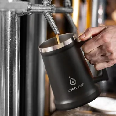 24/34 oz insulated beer stein, view 5