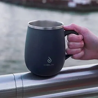 16 oz coffee mug with a handle, view 5