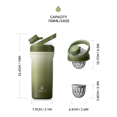 24 oz insulated bottle, view 5
