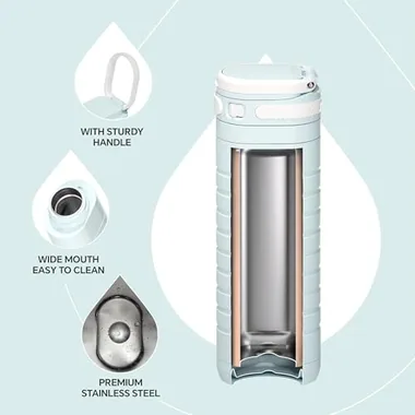 14 oz insulated bottle, view 4