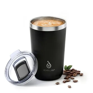 20 oz travel tumbler, sliding lid in Black